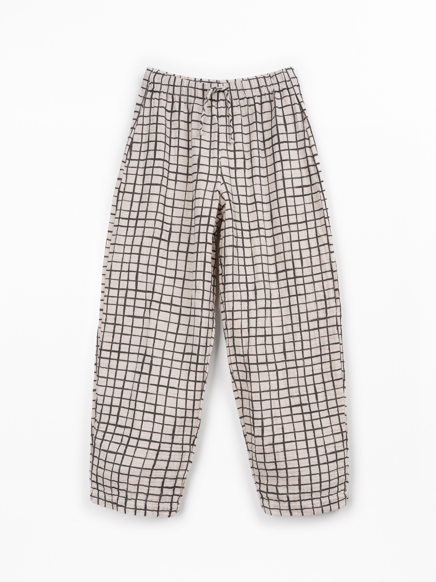Pantalon en tissu à taille réglable