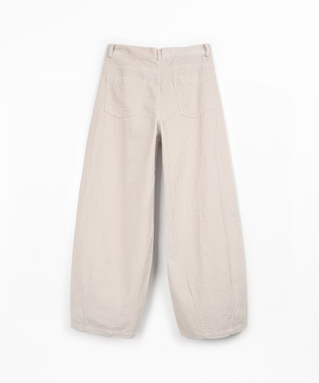 Pantalon en velours côtelé de coton