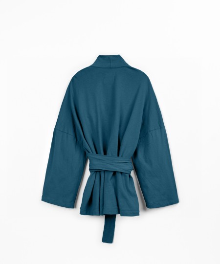 Chemise en maille avec mélange de fibres
