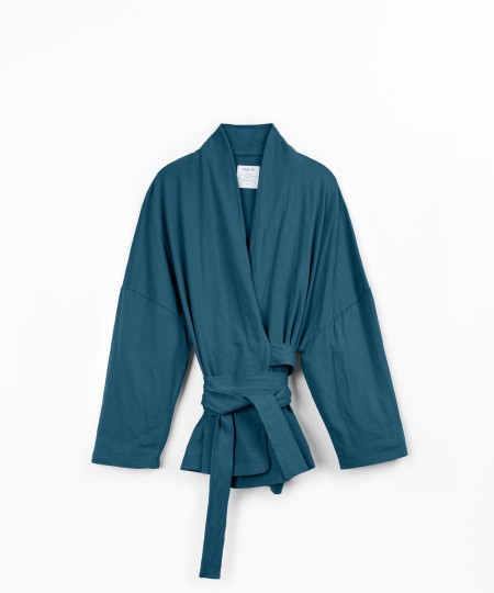 Chemise en maille avec mélange de fibres