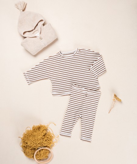 T-shirt en maille de coton biologique
