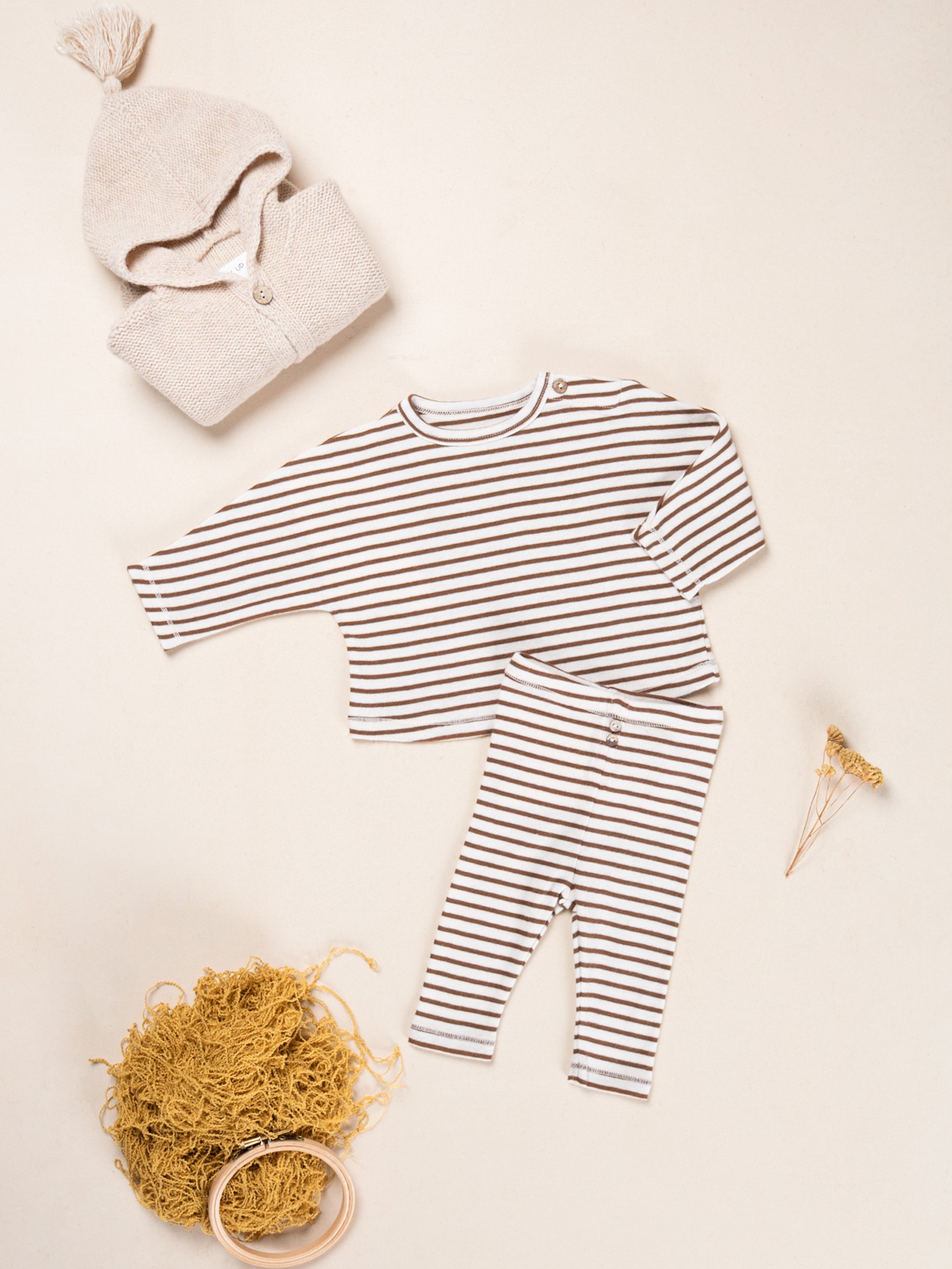 T-shirt en maille de coton biologique