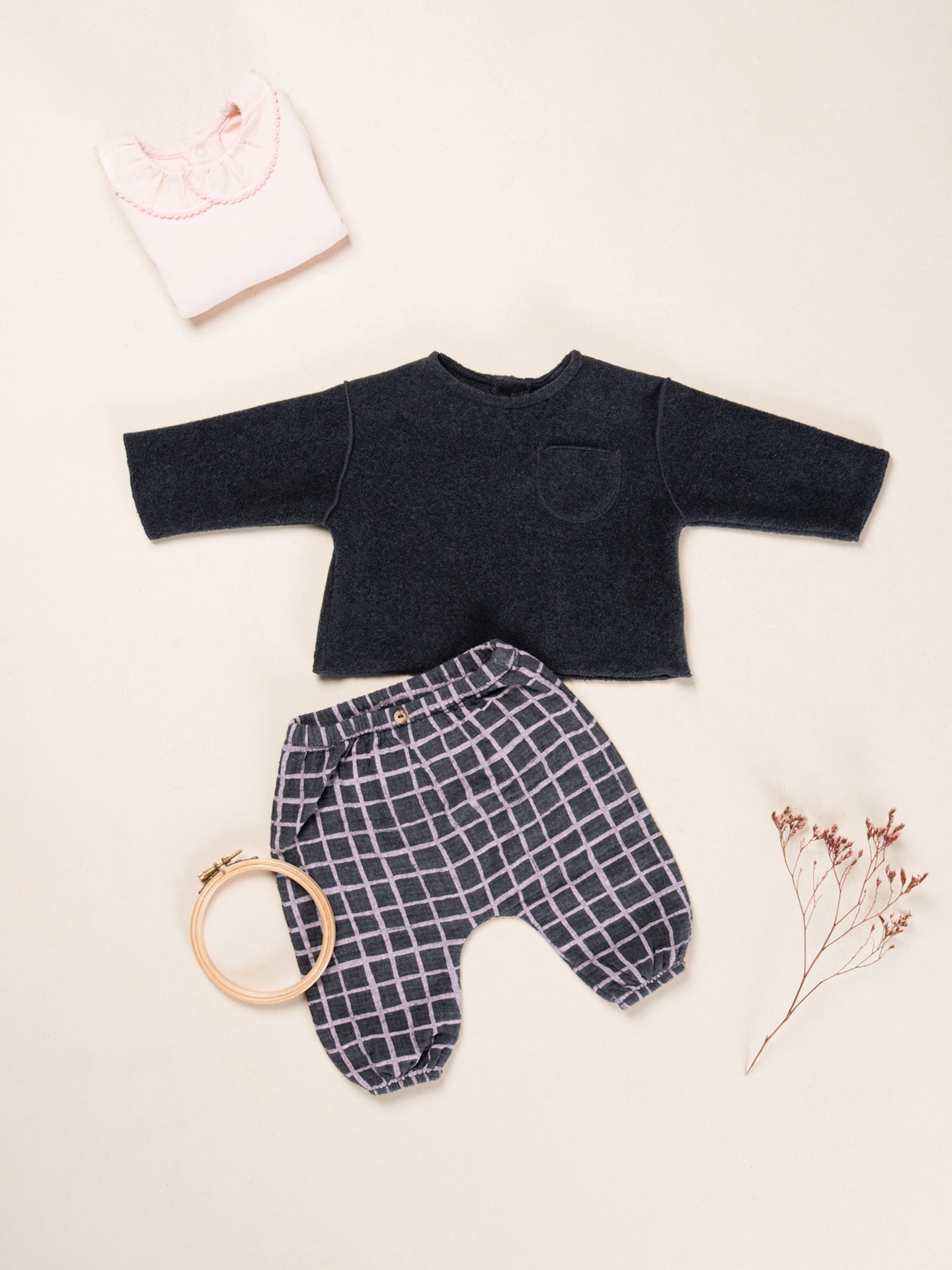 Jersey body with a mixture of cotton and recycled cotton