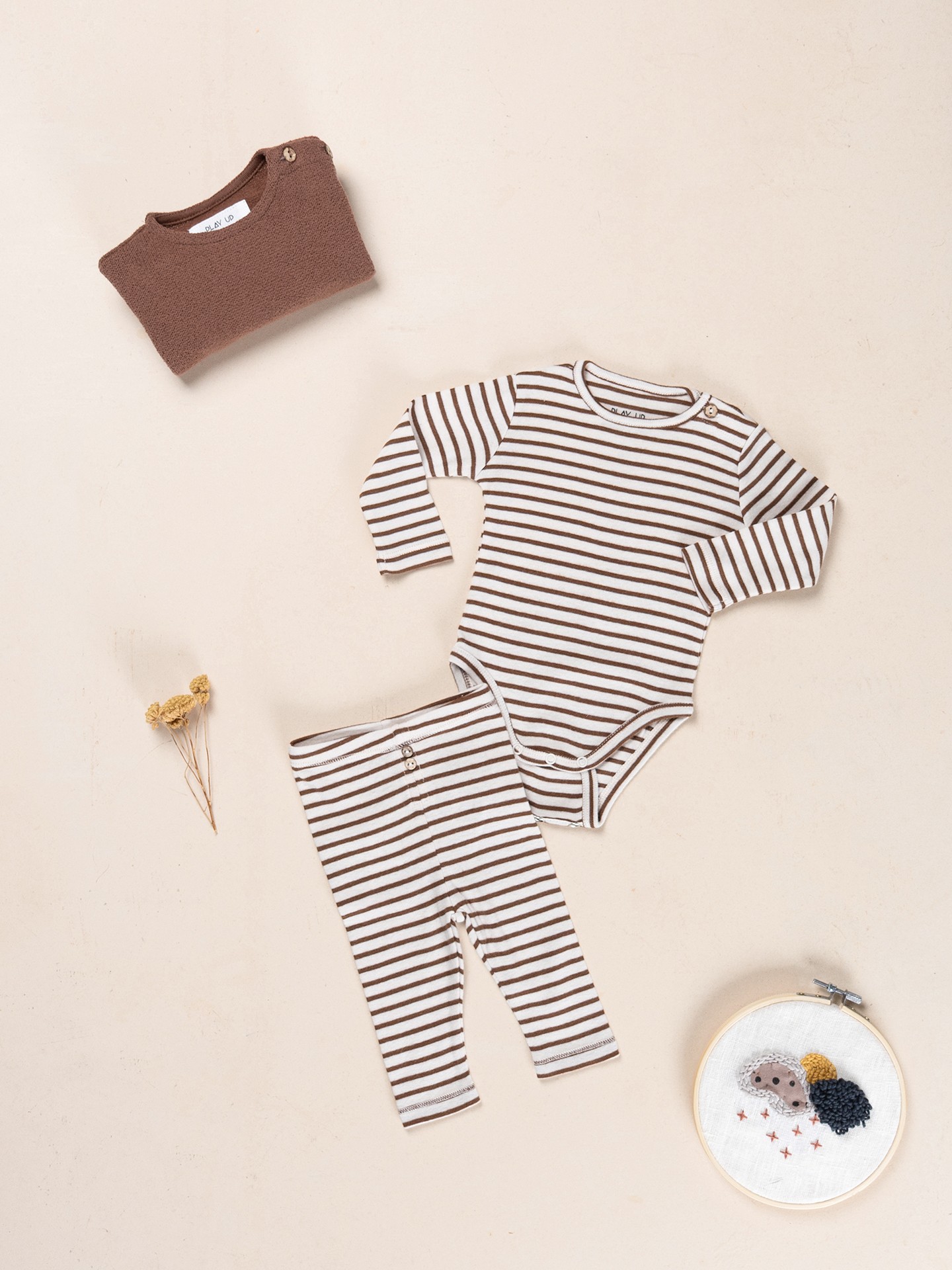 Striped Body in Organic Cotton