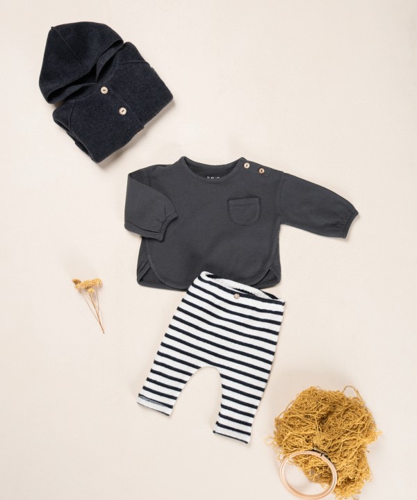 Veste en polaire avec capuche