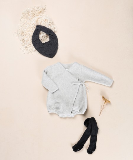 Combinaison en maille polaire en coton biologique