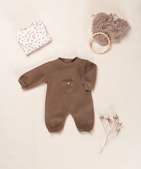 Combinaison avec mélange de coton et coton recyclé