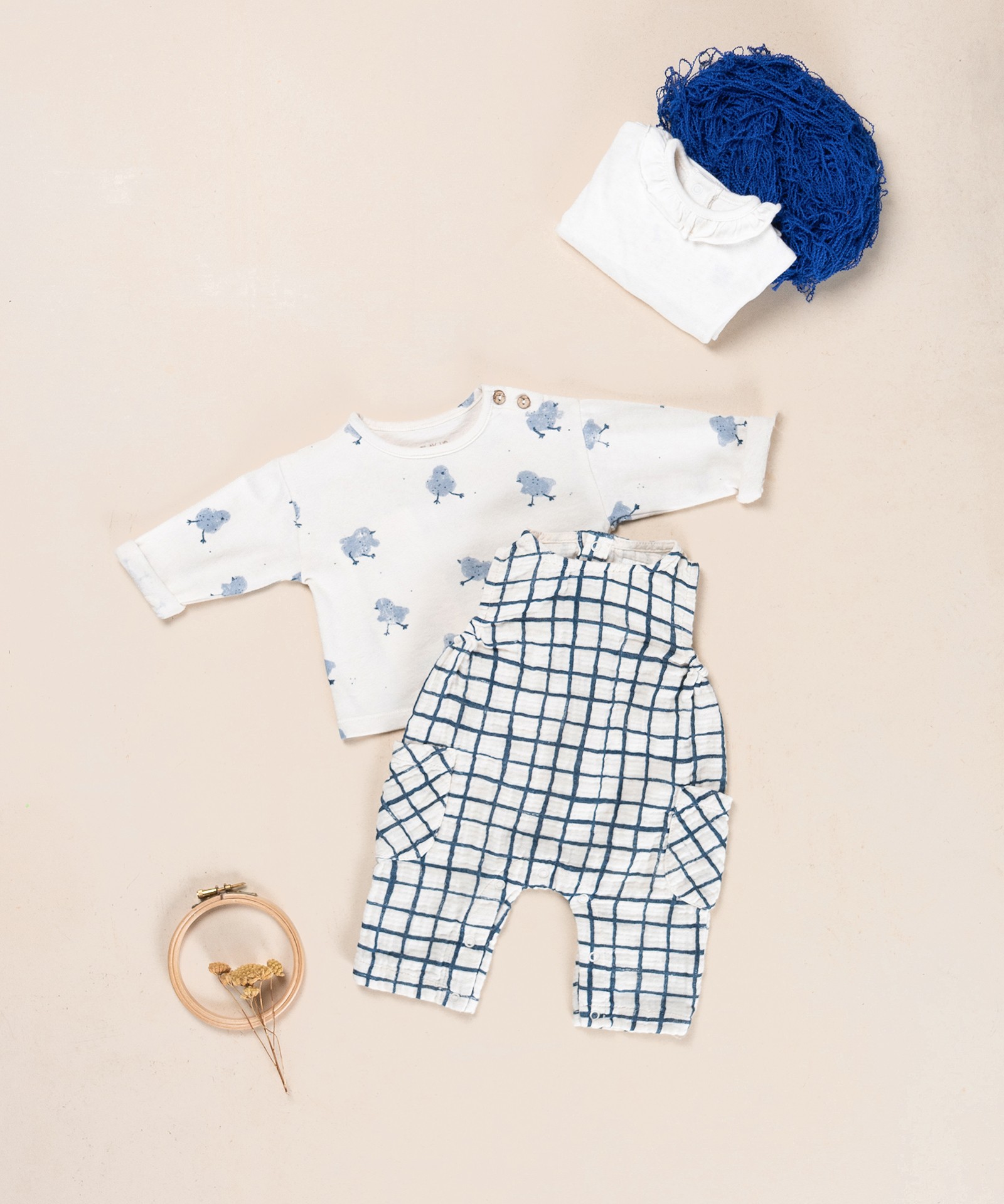 Cotton fabric jumpsuit