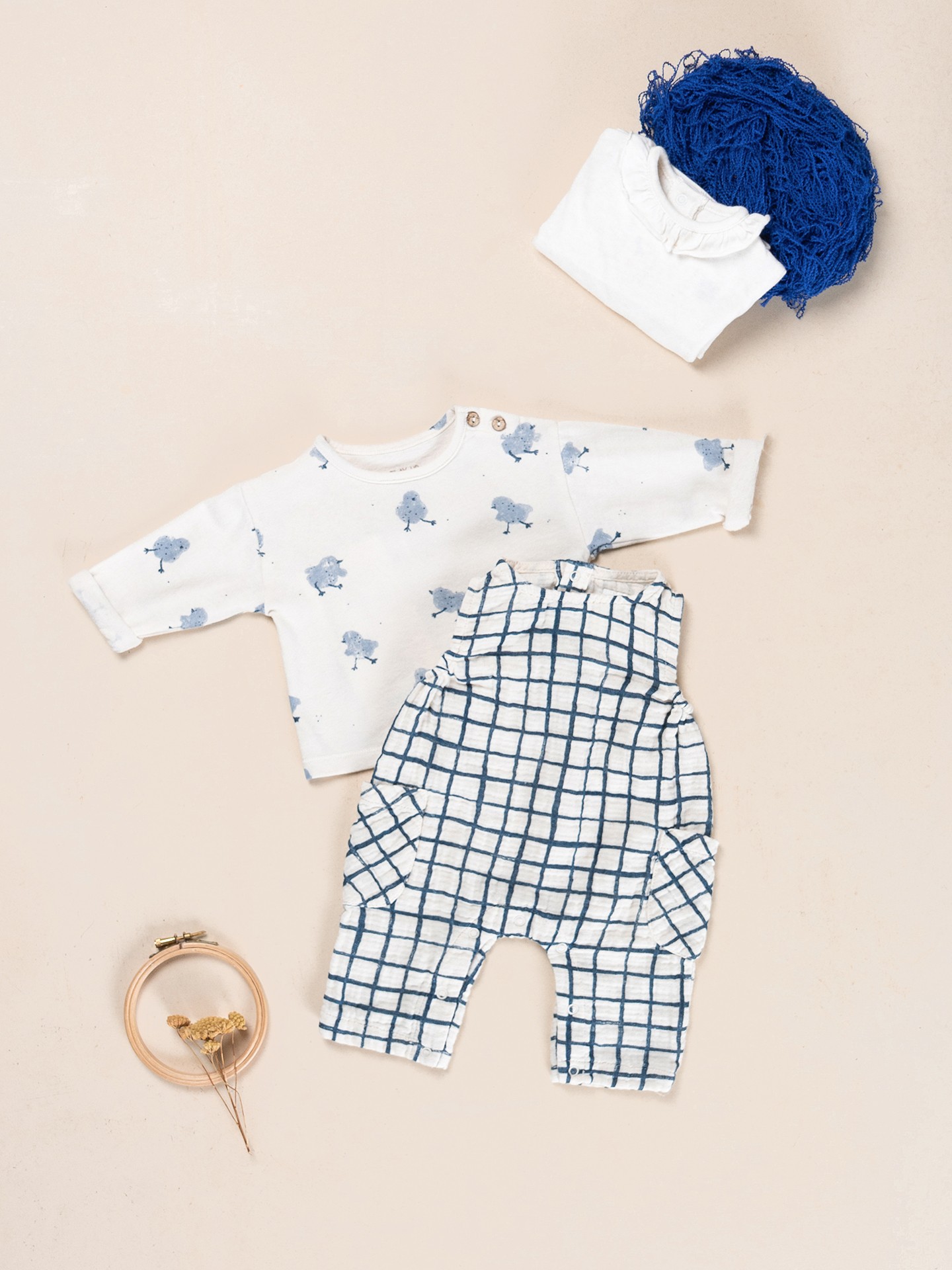 Cotton fabric jumpsuit