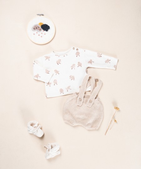 Combinaison en Tricot avec Fibres Recyclées