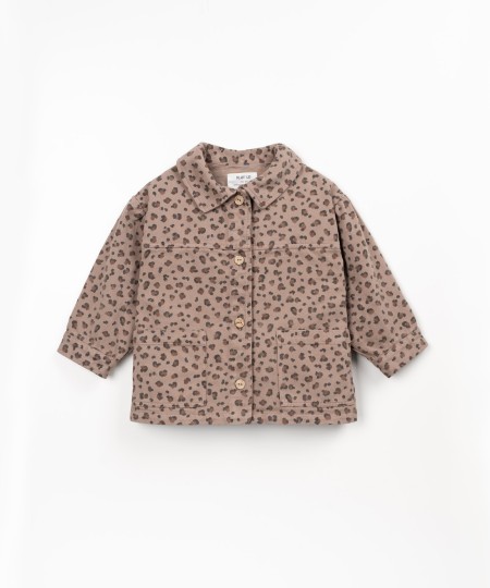 Camisa de sarga estampada Camisa de sarga estampada