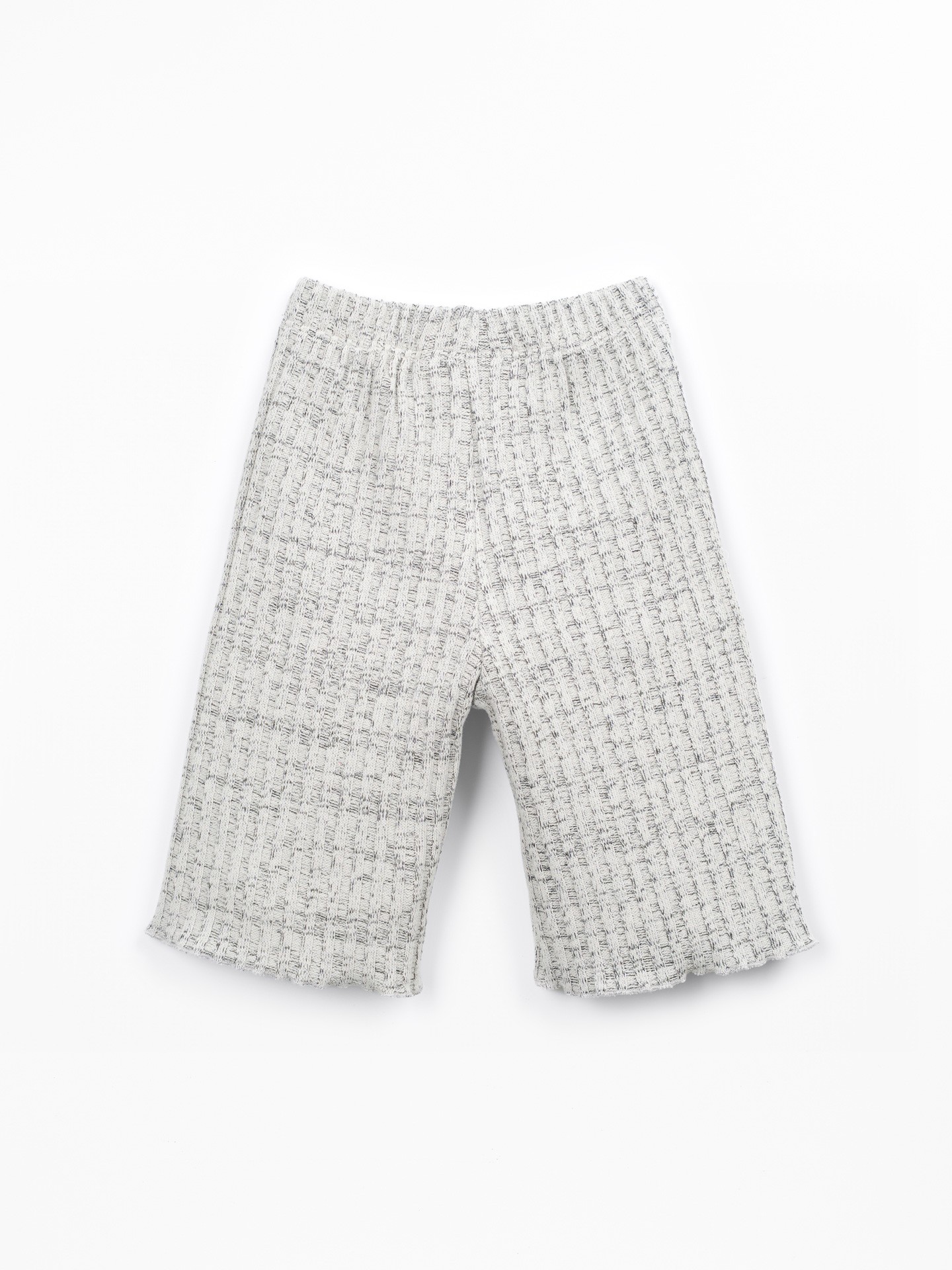 Pantalon en maille côtelée