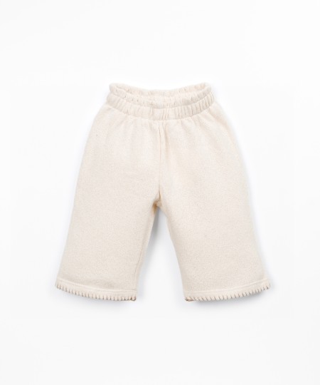 Knit trousers with elastic waistband - Image product