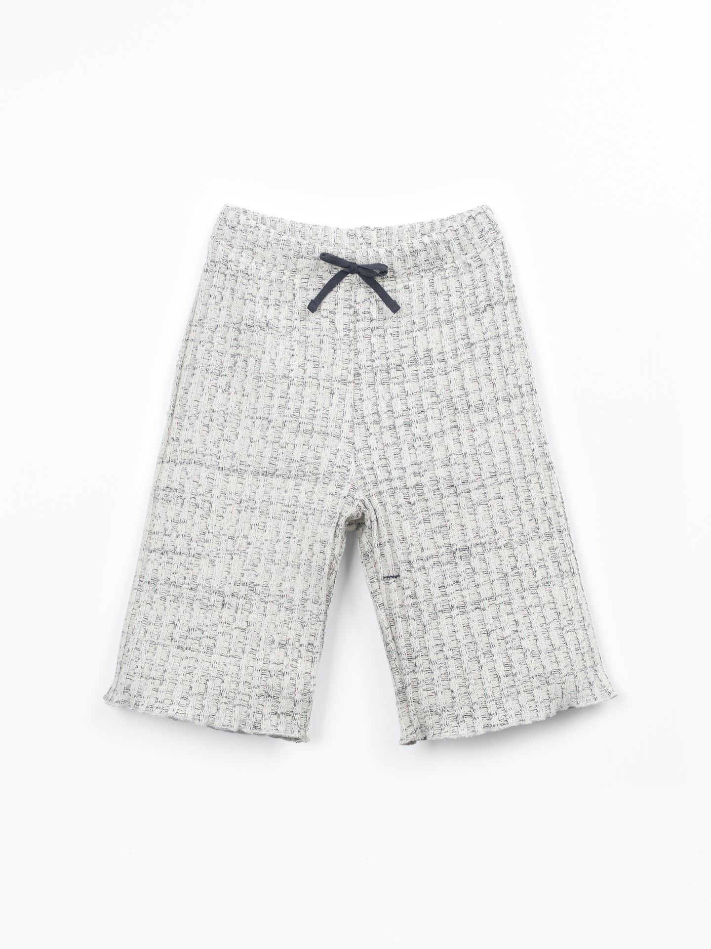 Pantalon en maille côtelée
