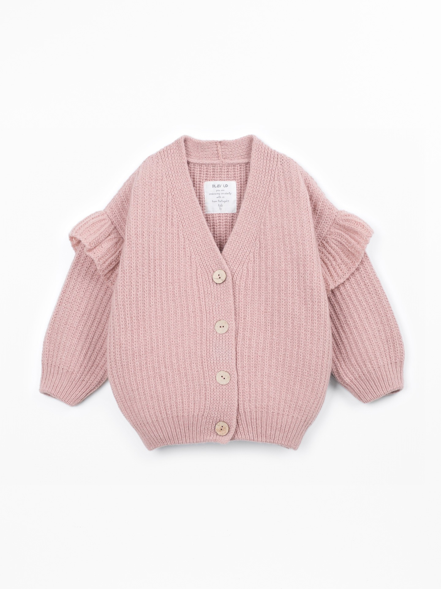 Veste en maille tricotée