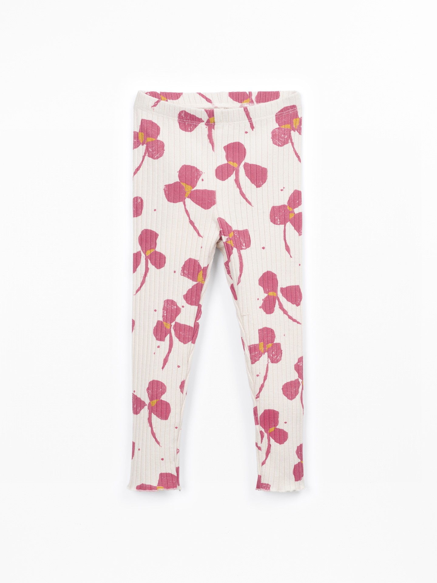 Legging en maille côtelée imprimé