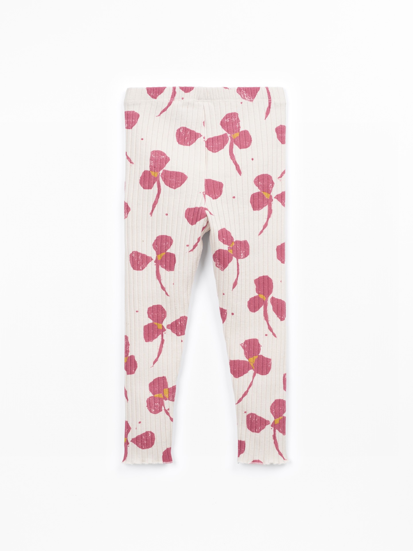 Legging en maille côtelée imprimé