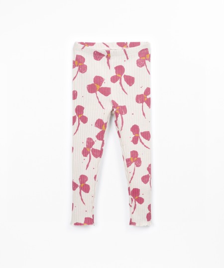 Leggings in maglia a coste stampati - Image product