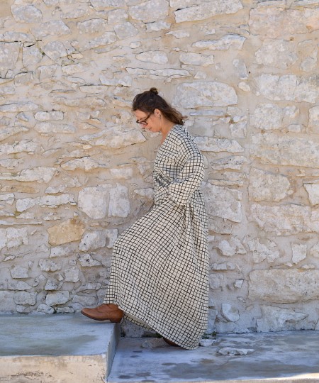 Robe longue en tissu - Image product