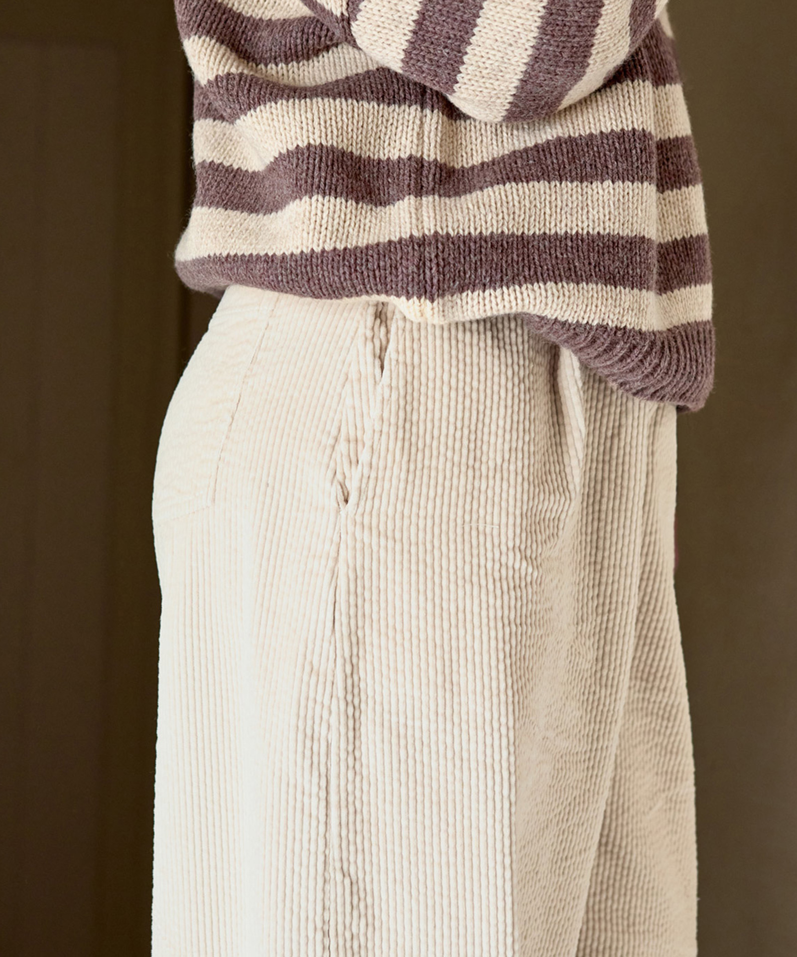 Pantaloni in velluto a coste di cotone
