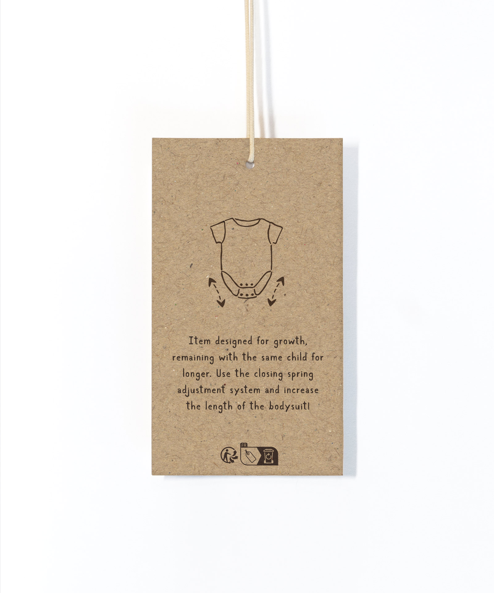 Body à rayures en Coton Biologique