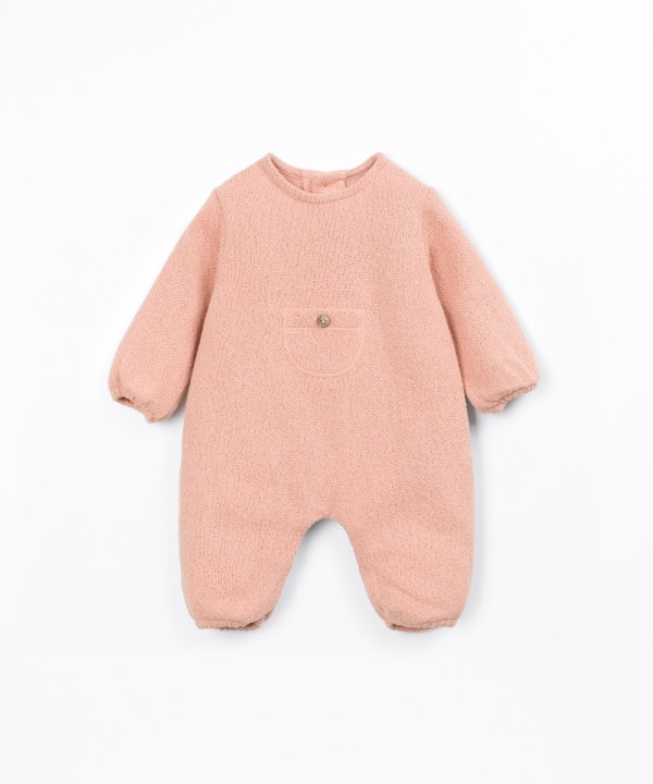 Jumpsuit with a mixture of cotton and recycled cotton