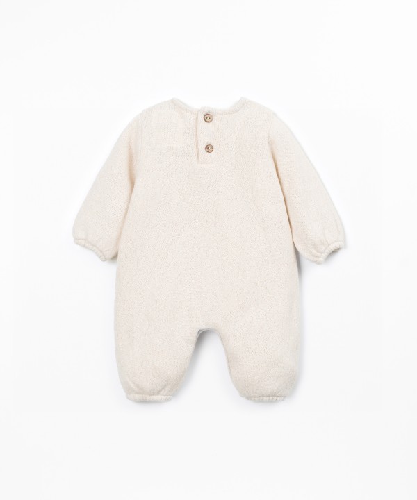 Jumpsuit with a mixture of cotton and recycled cotton