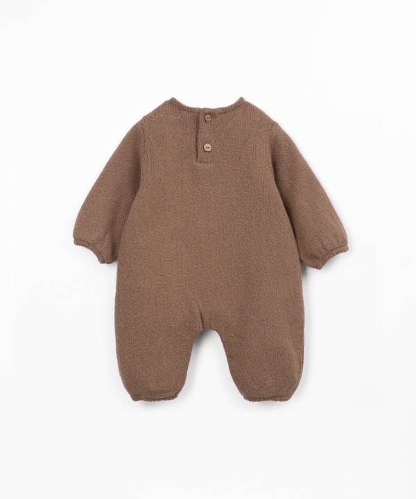 Jumpsuit with a mixture of cotton and recycled cotton