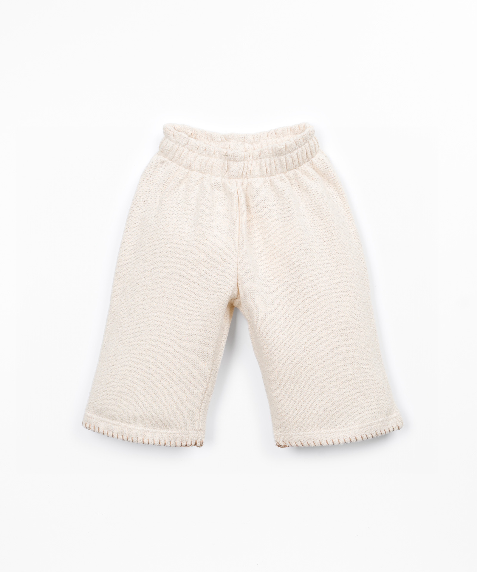 Pantalones de punto con cintura elástica