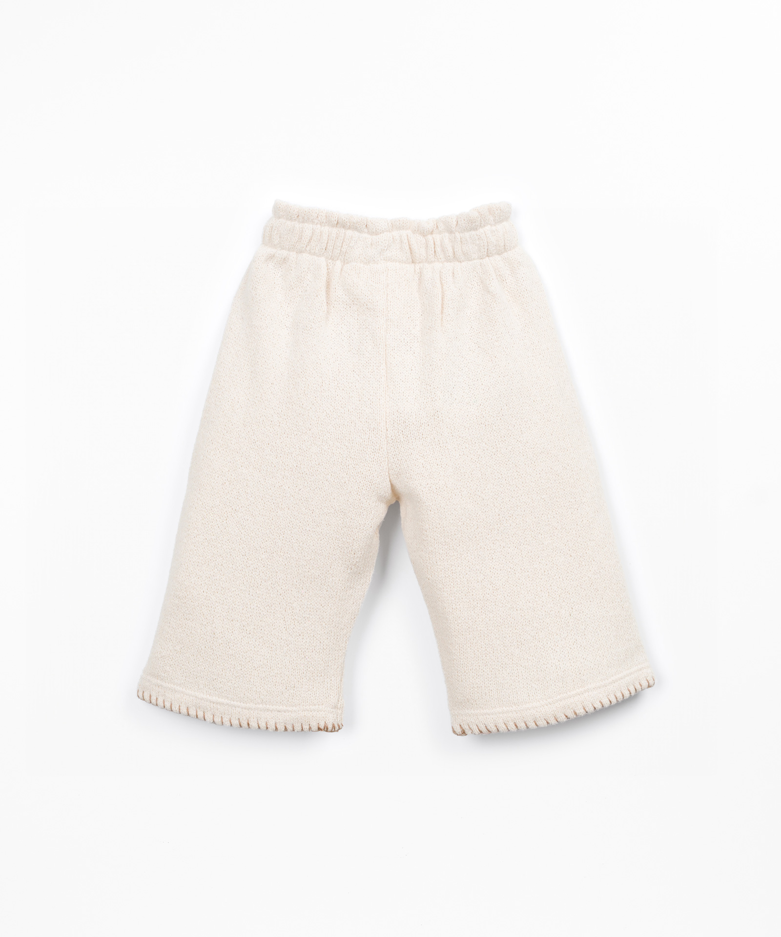 Pantalones de punto con cintura elástica