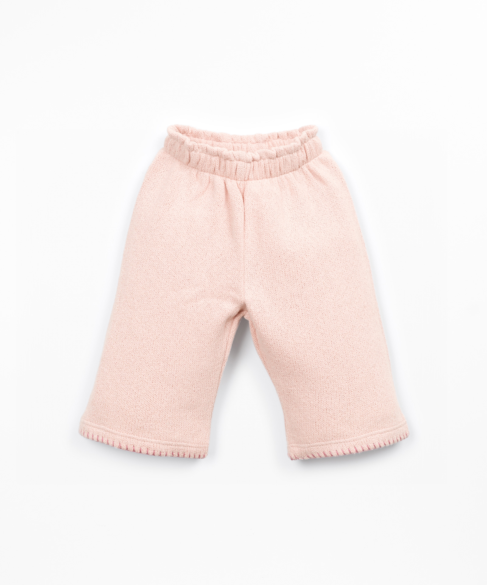 Pantalones de punto con cintura elástica