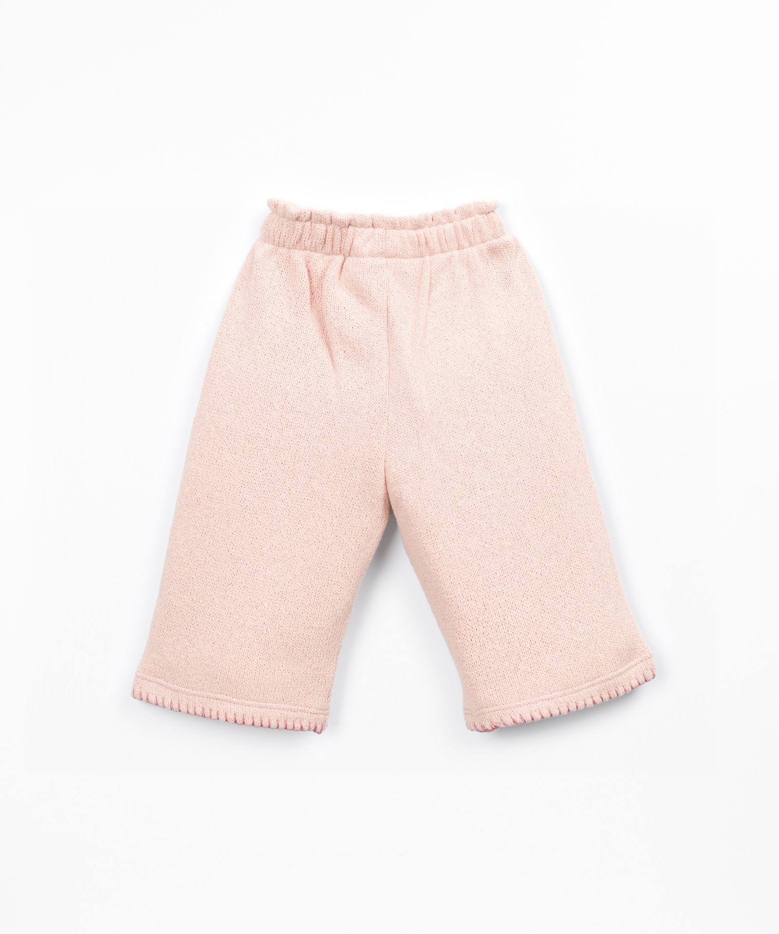 Pantalones de punto con cintura elástica