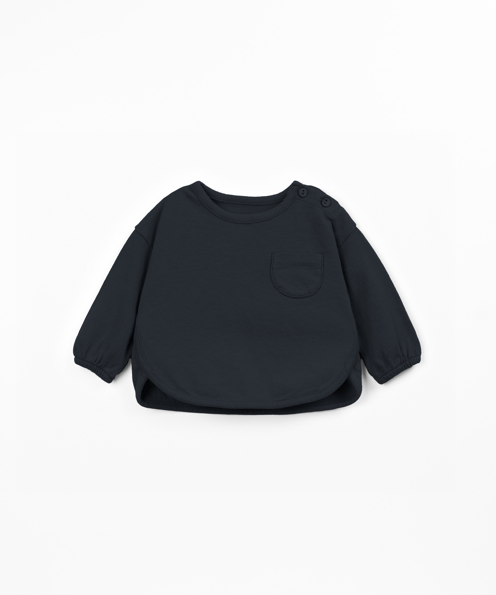 Jersey t-shirt with recycled fibers