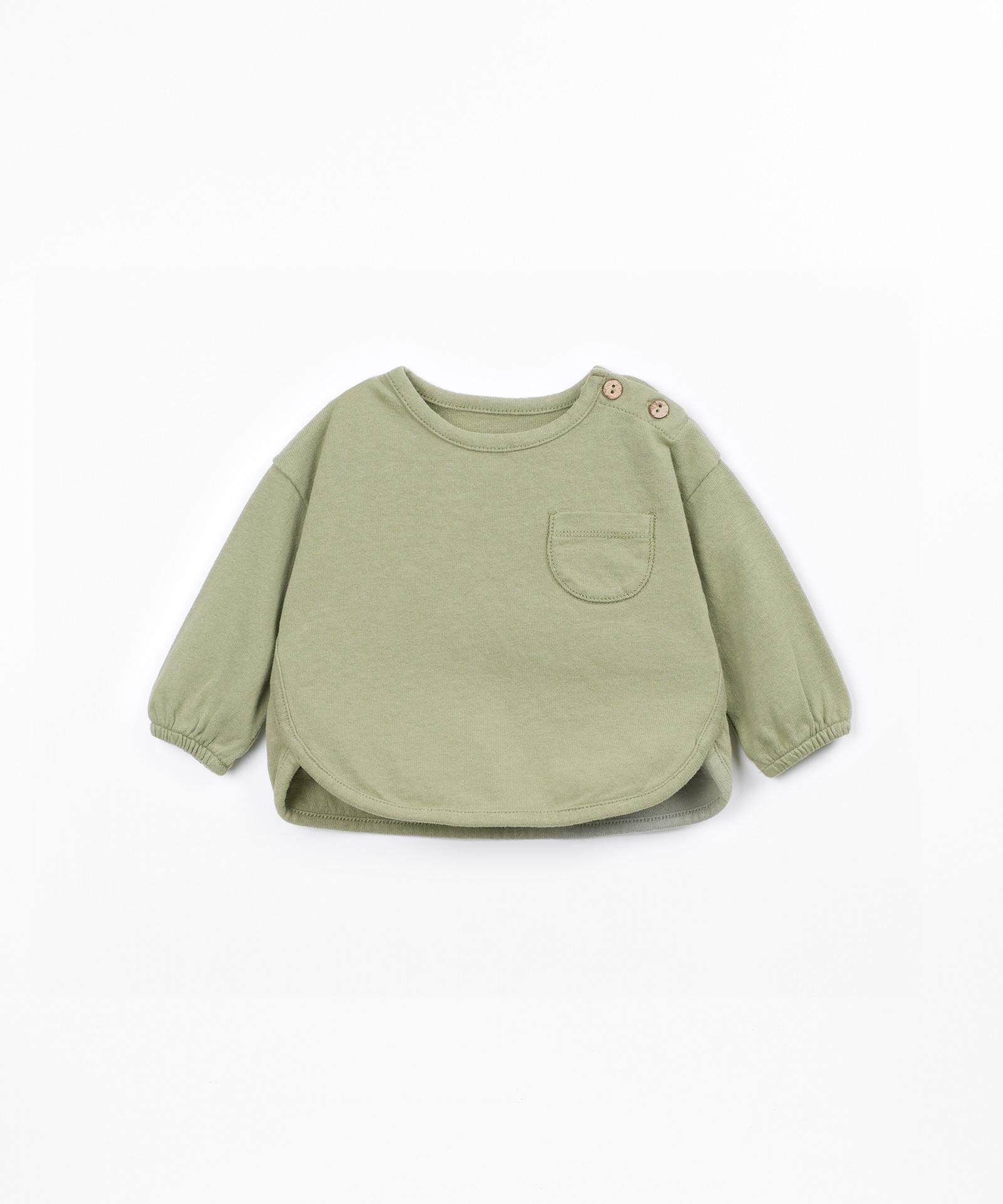 Jersey t-shirt with recycled fibers