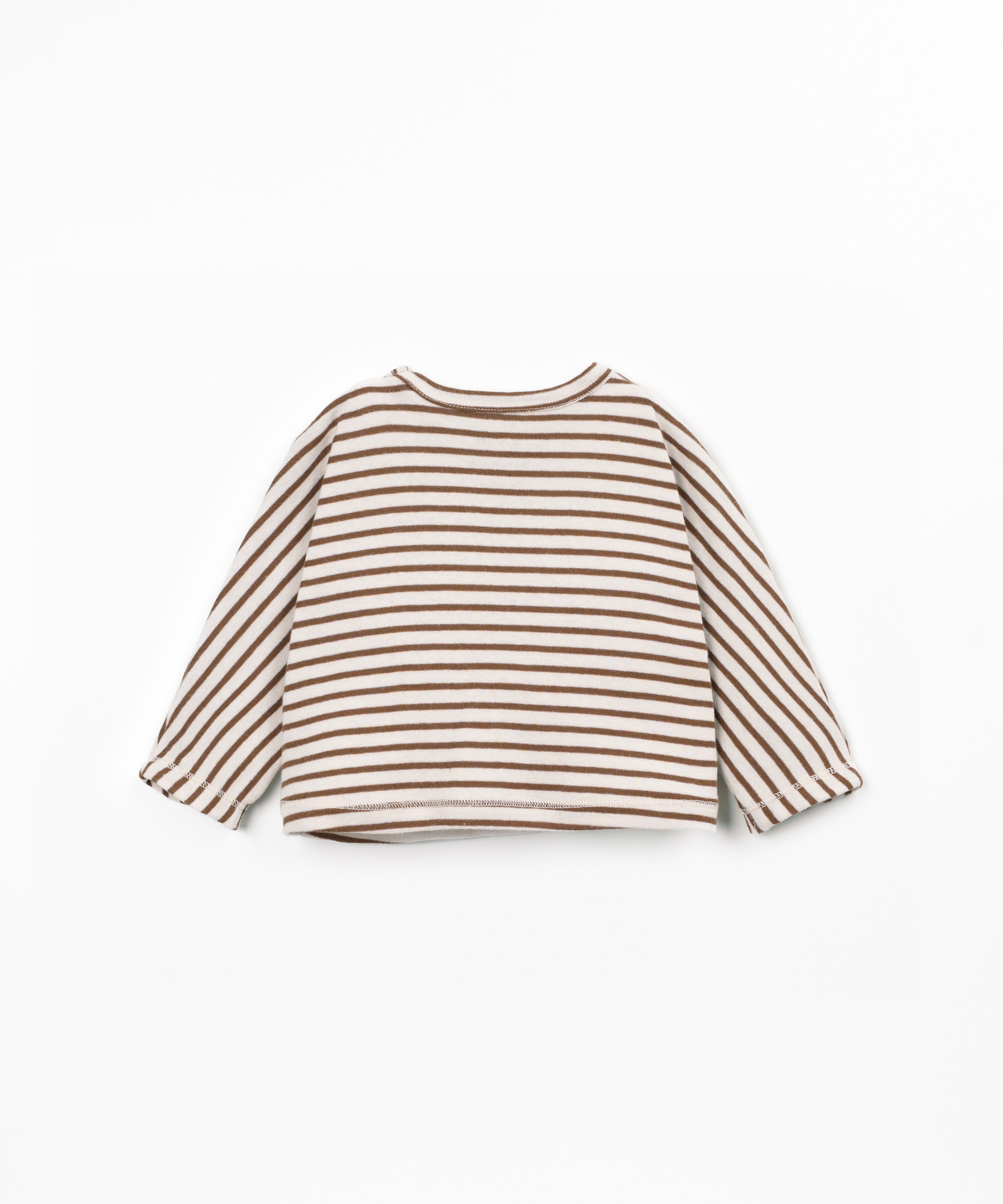 T-shirt em malha de algodão orgânico