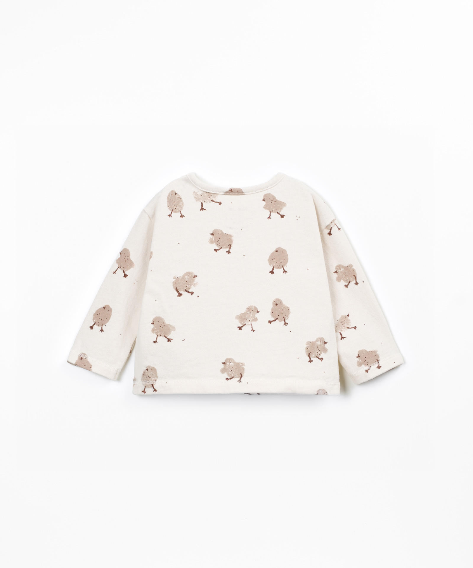 T-shirt avec mélange de fibres naturelles et fibres recyclées
