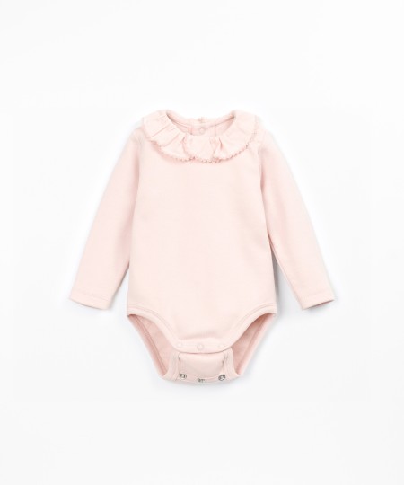 Body en maille avec mélange de coton et coton recyclé