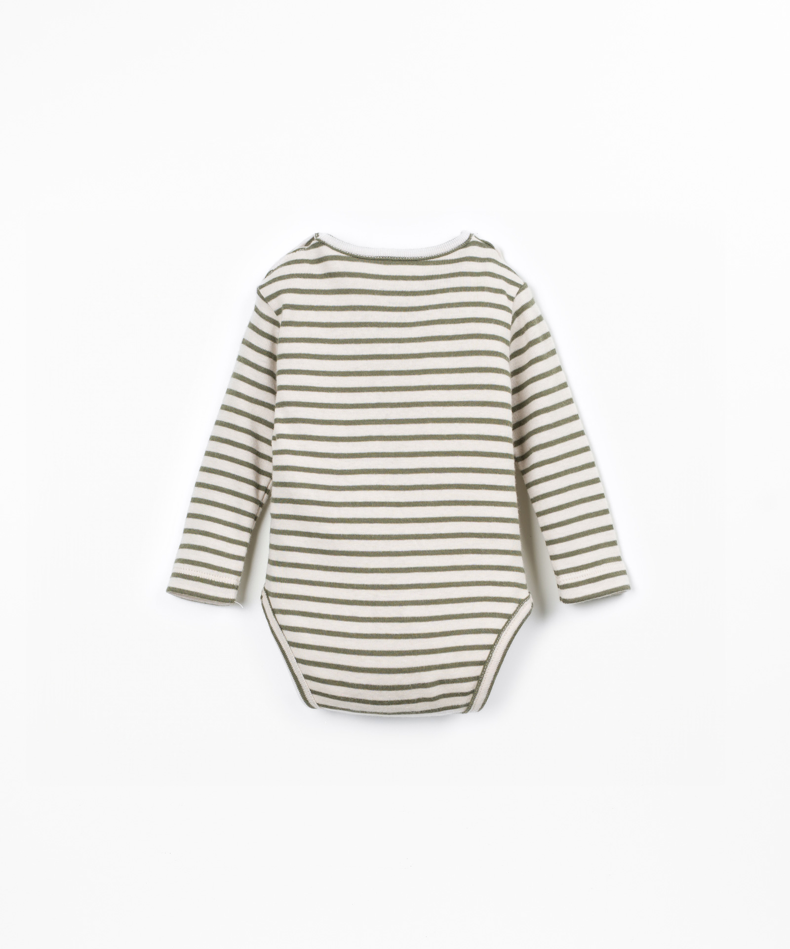 Body à rayures en Coton Biologique