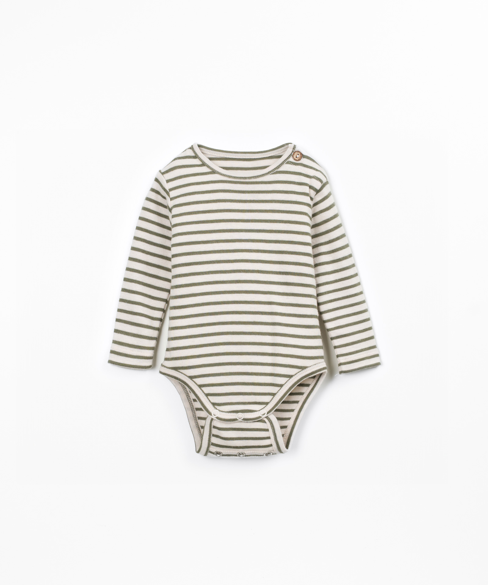 Body à rayures en Coton Biologique