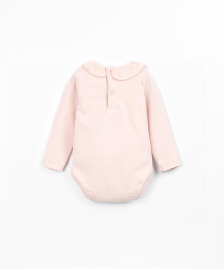 Body en maille avec mélange de coton et coton recyclé