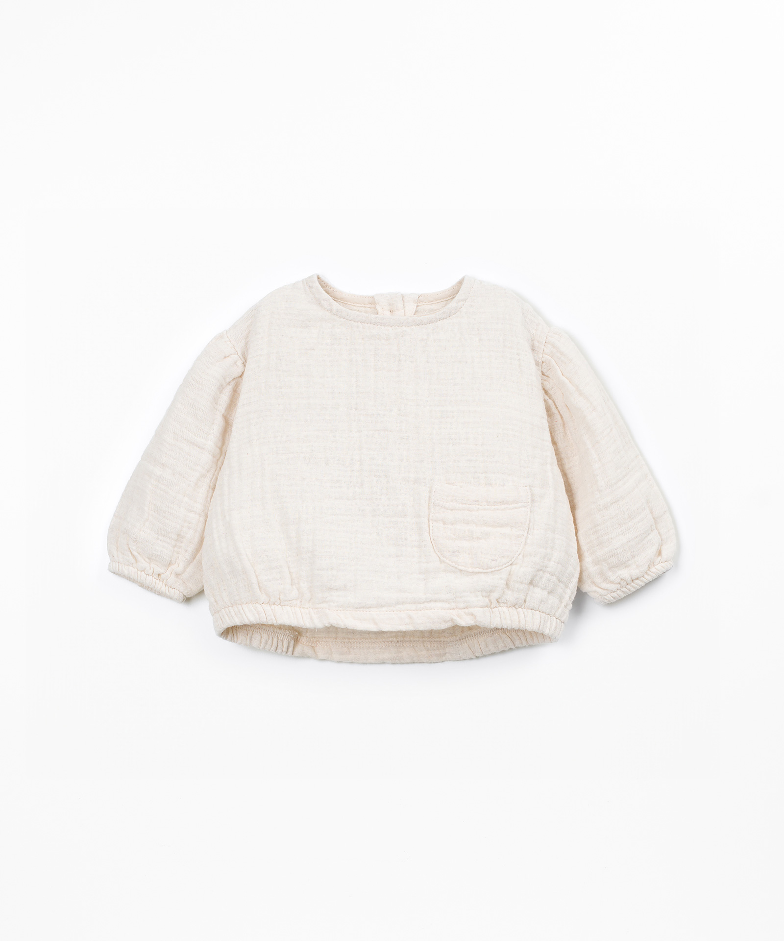 Blusa em tecido de algodão