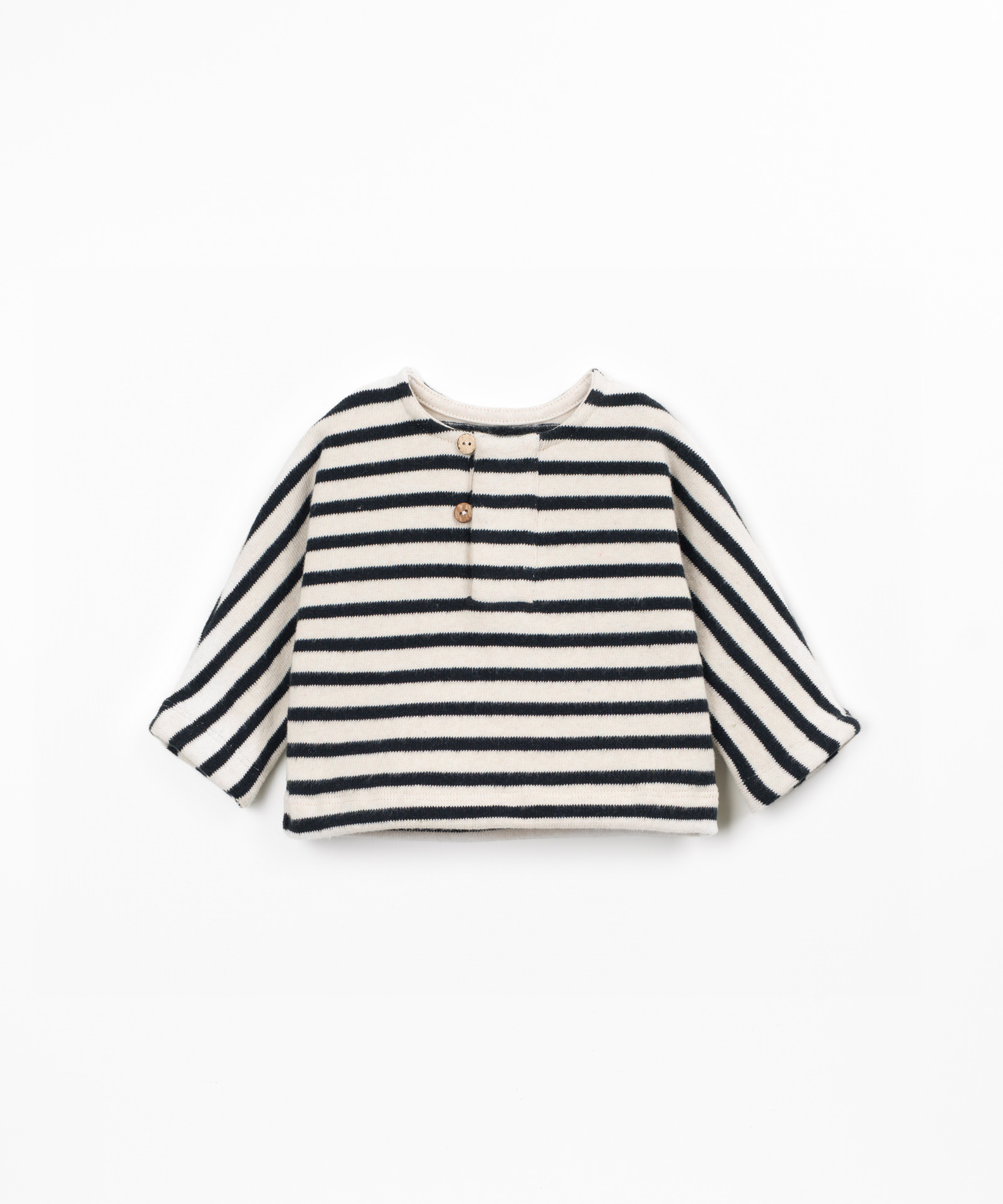 Pull en maille avec mélange de fibres naturelles et coton recyclé