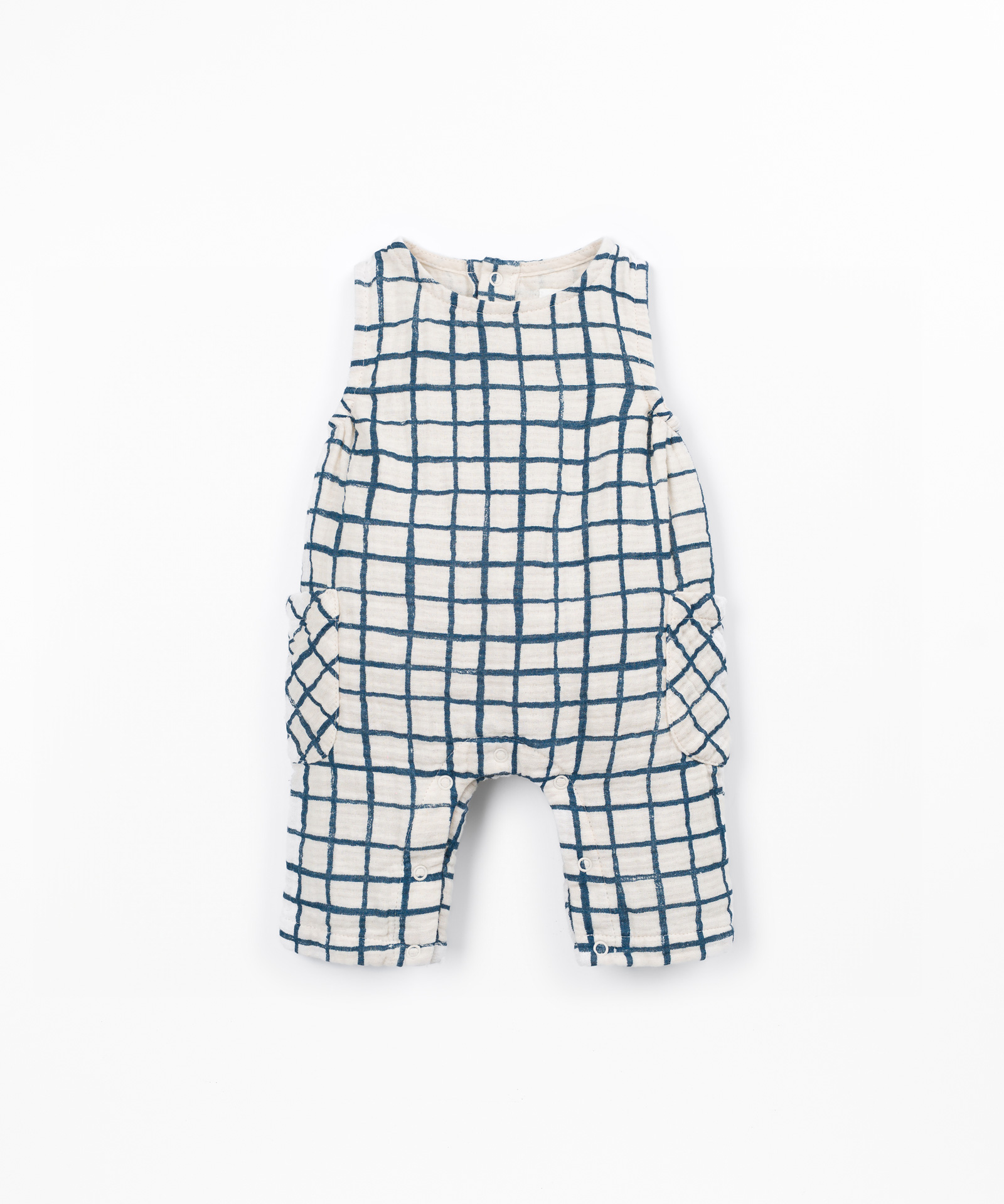 Cotton fabric jumpsuit
