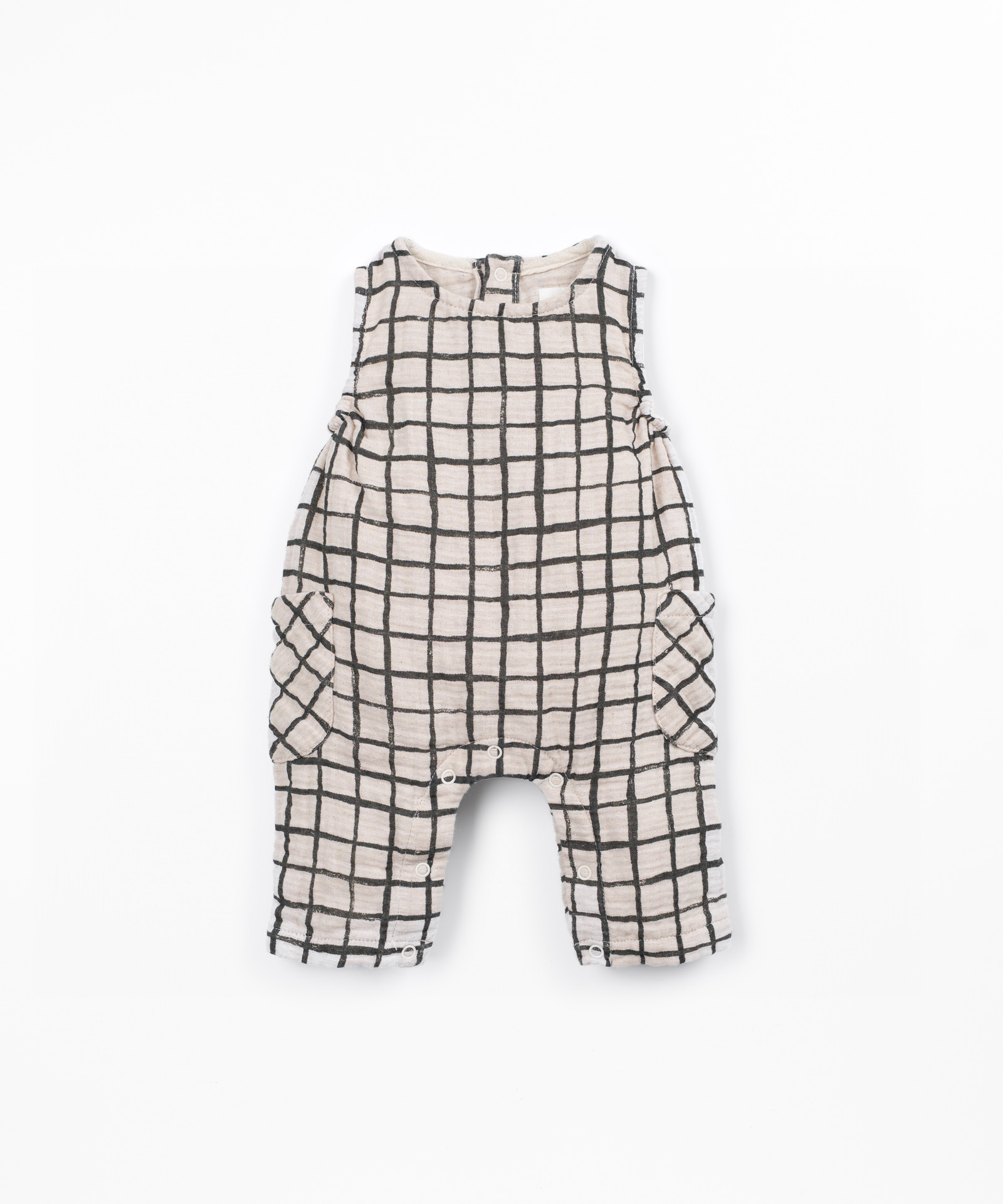 Cotton fabric jumpsuit