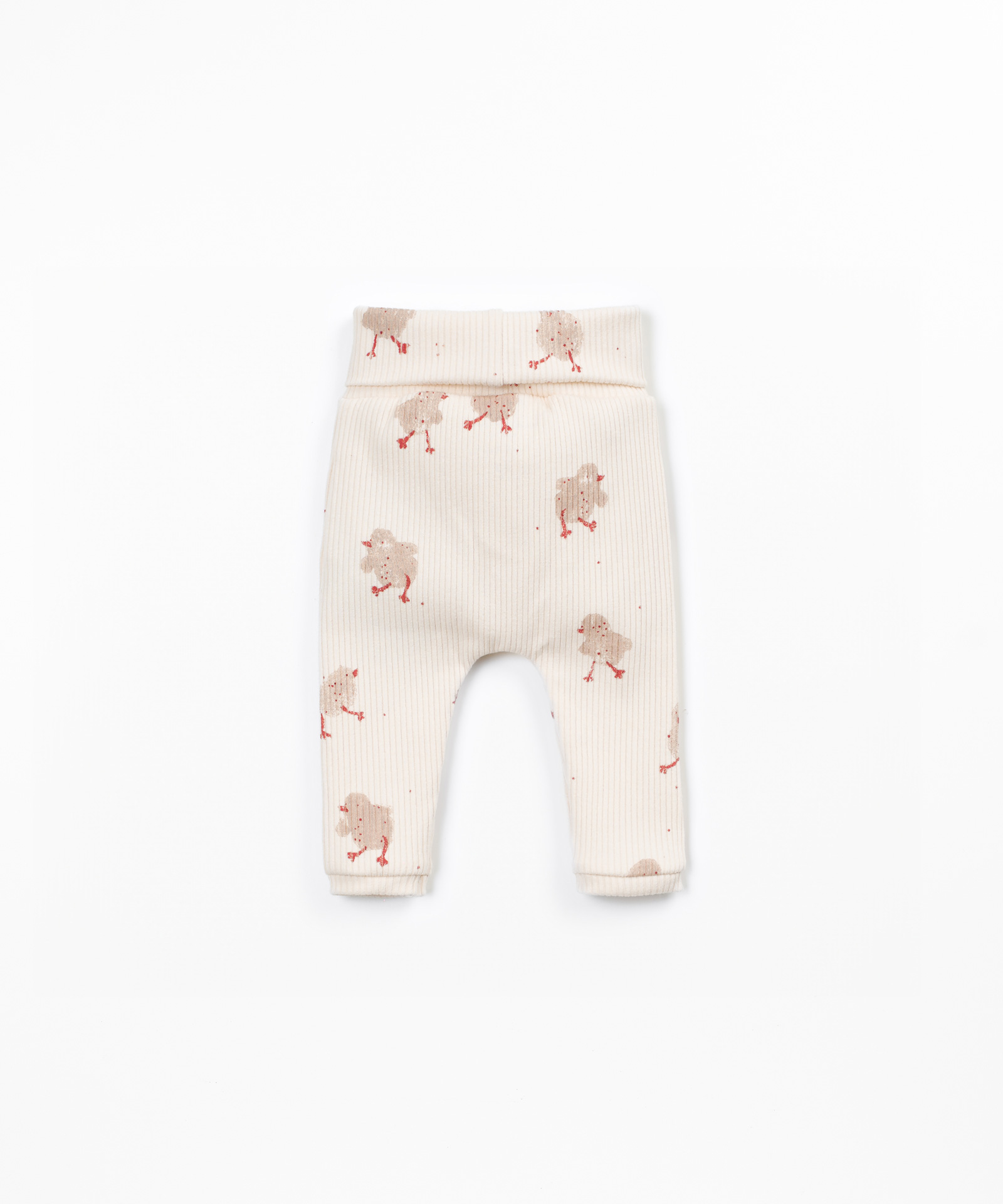 Leggings con stampa di pulcini