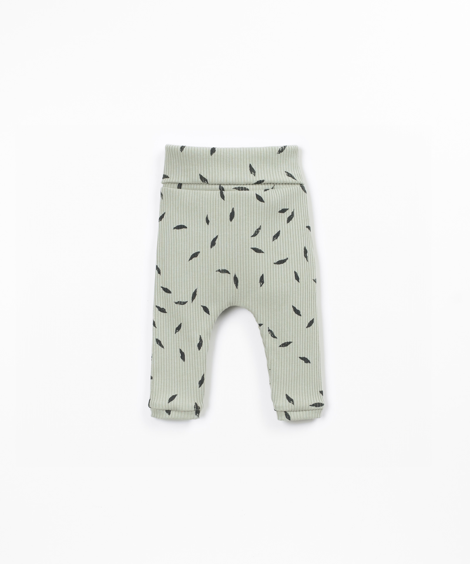 Leggings avec imprimé de petites feuilles