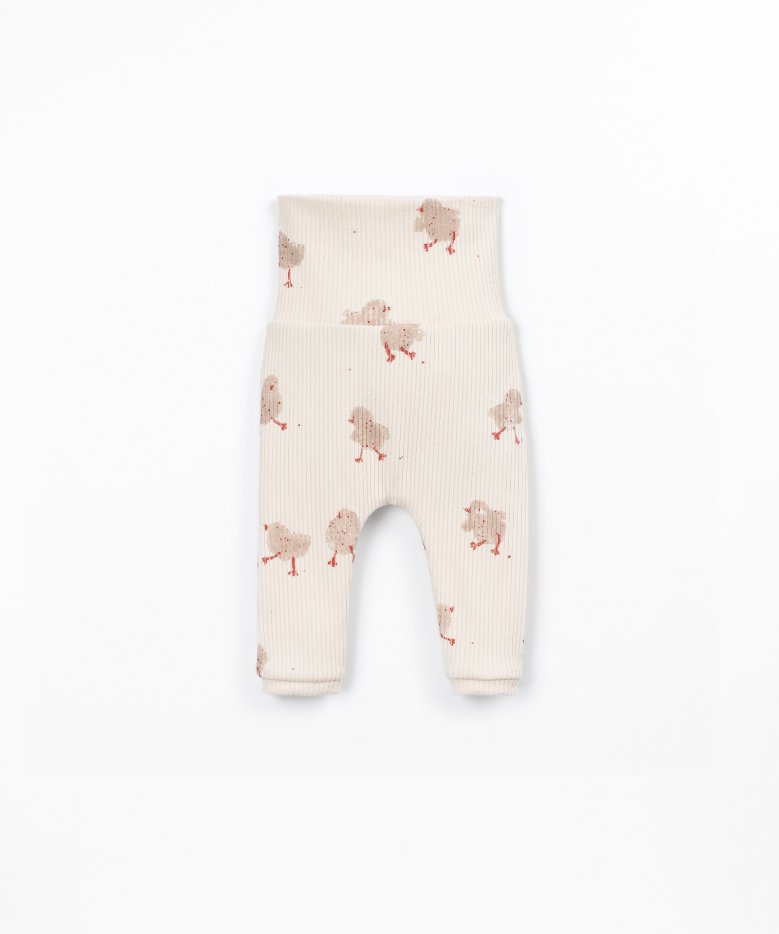 Leggings con stampa di pulcini