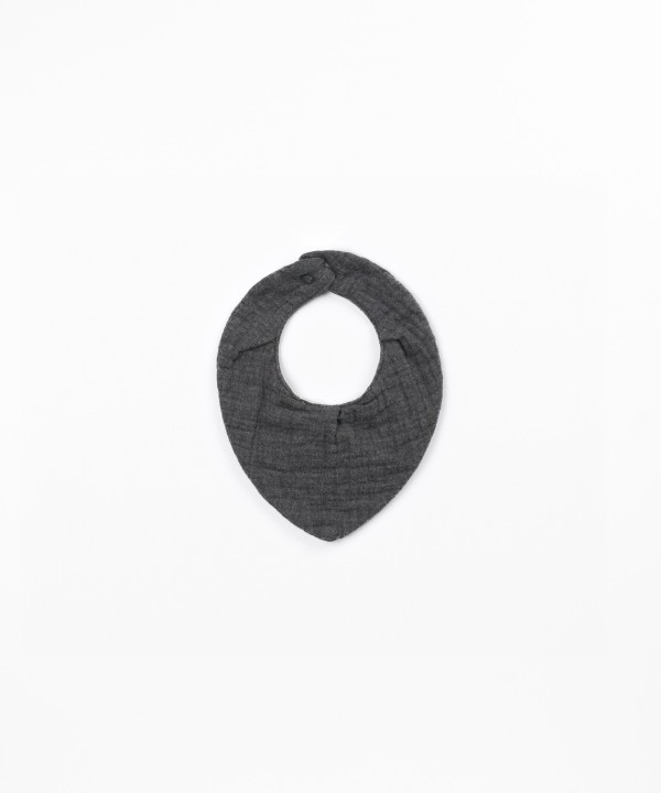 Bib with snap closure
