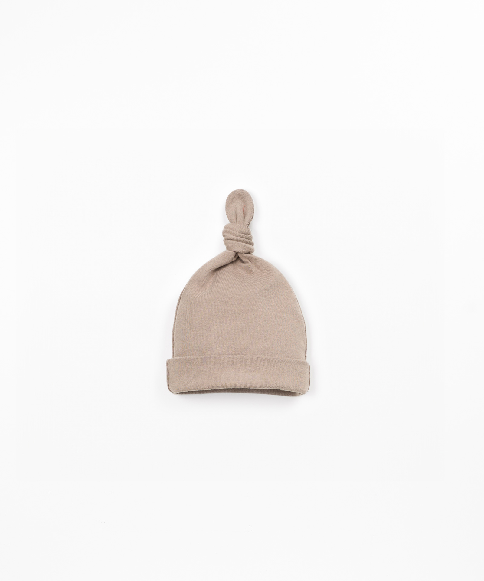 Bonnet en maille avec n?ud décoratif