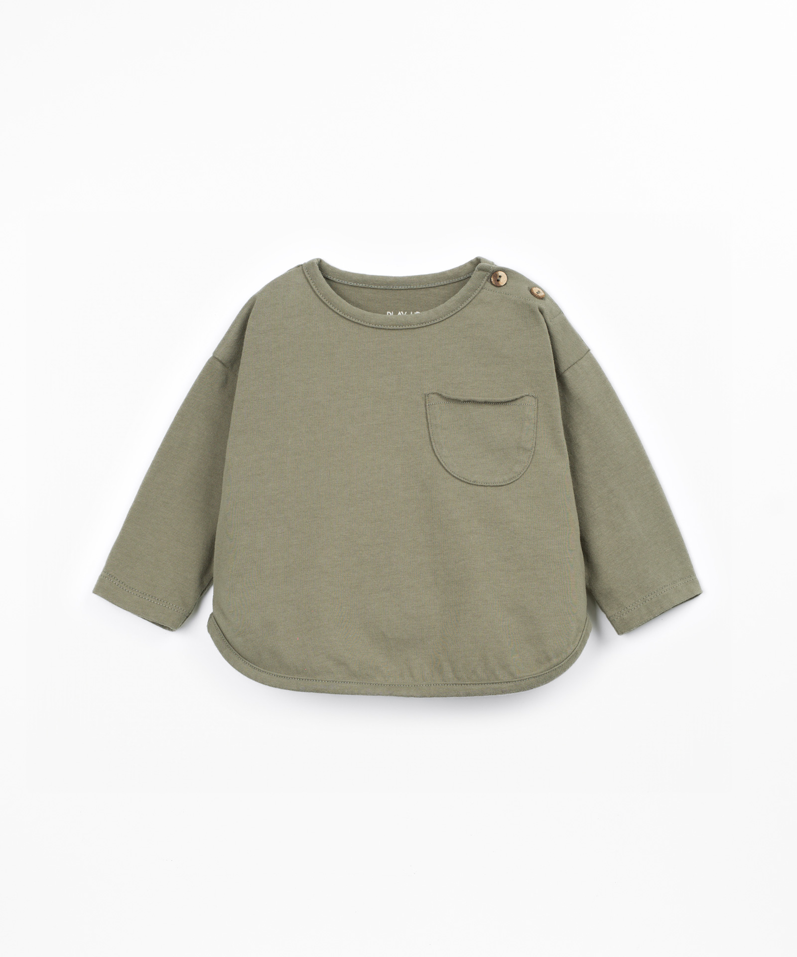 Camiseta de punto en algodón y algodón reciclado